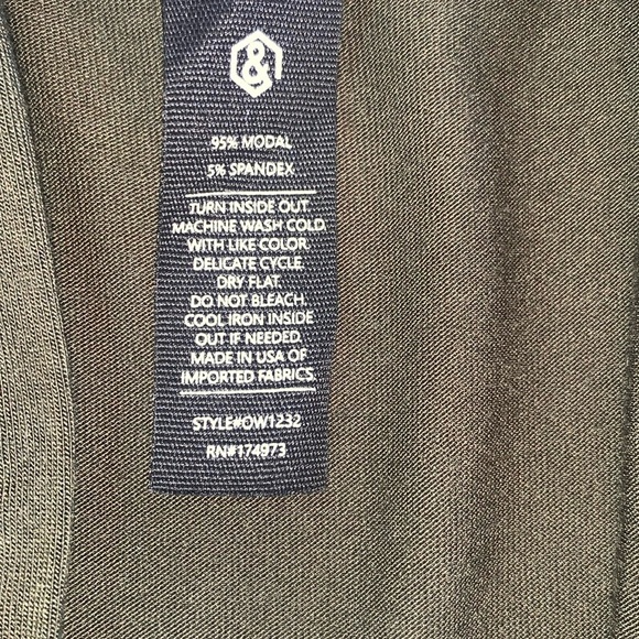 AGNES & DORA Cascade vest, knee length, olive, waterfall front S EUC - Picture 11 of 15